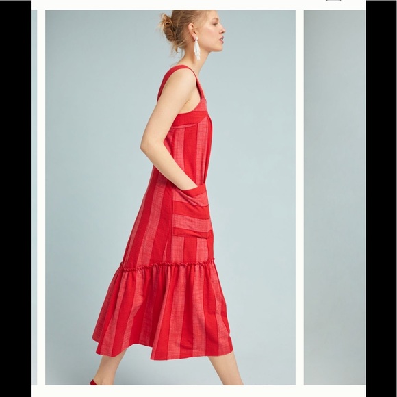 Tonal Striped Midi Dress - Picture 2 of 6